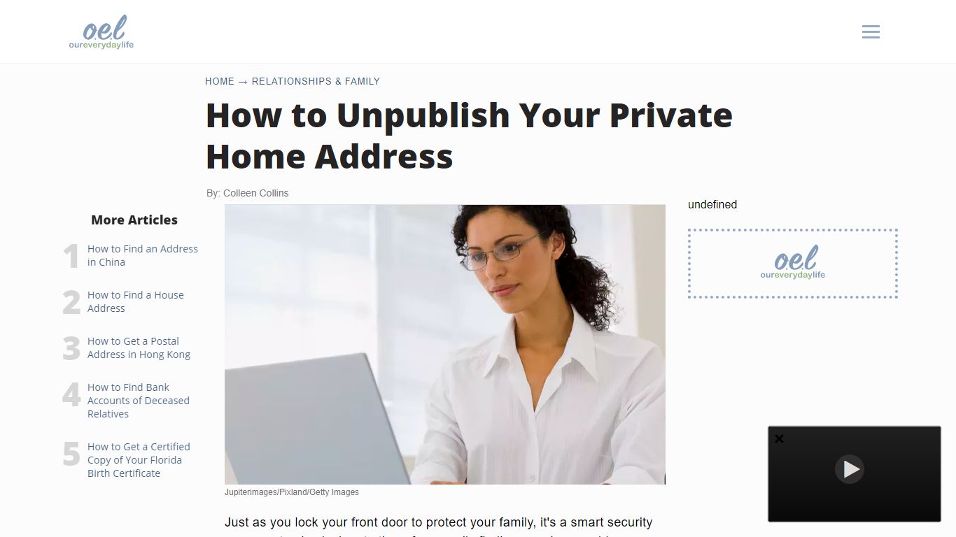 How to Unpublish Your Private Home Address | Our Everyday Life